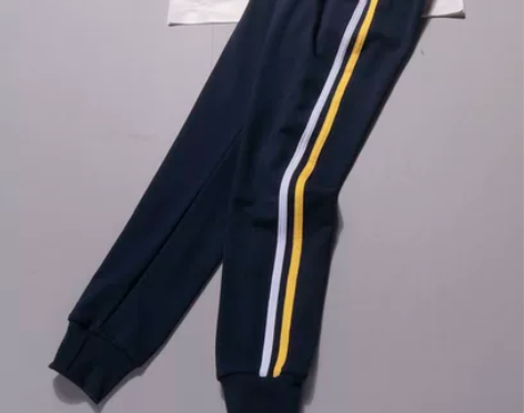 校服纯棉宽松深蓝色运动春秋冬款小学生幼儿