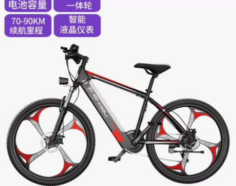 正步新款电动山地车国标自行车代步助力小型电...