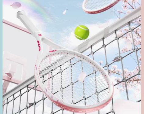 鲨跃mbfish 网球拍初学者女大学生碳素...