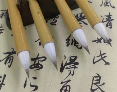 江辉笔庄兼毫鸡距毛笔中小字楷书行书隶书篆书...