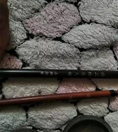 砚台墨盒狼毫善琏胡笔牛角狼嚎毛笔一套打包出...