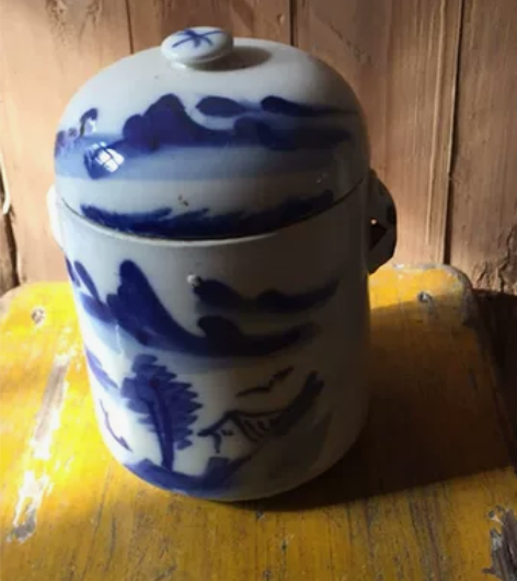 民国盖碗，高15厘米，宽11厘米，发色好，...