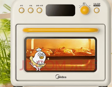 美的（Midea）家用多功能空气炸锅带烤箱...