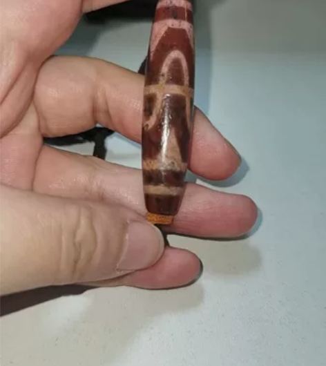 象雄古珠（6瓣莲花虎牙珠），ZLL一加闲置...