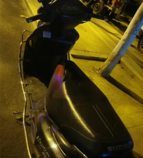 铃木海王星，个人一手9.5成新，发动机声音...