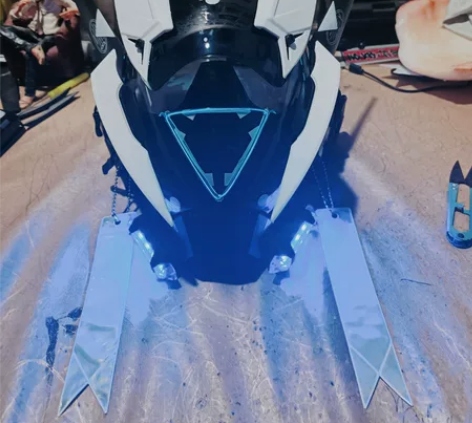 赛博朋克面具机能未来科幻面罩/cos/万圣...