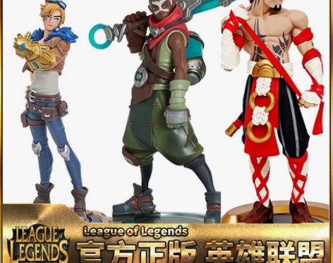 正版英雄联盟手办盲僧艾克霞洛EZ诺手亚索