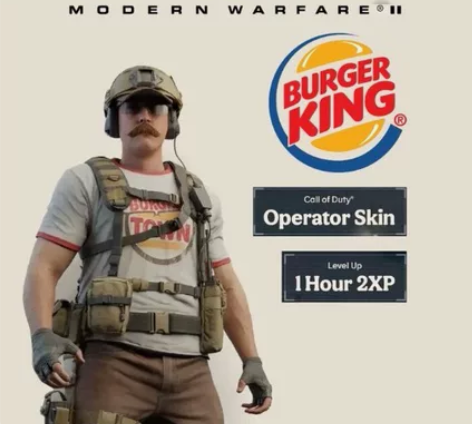 COD19 汉堡王联动皮肤CDK 没有本体...