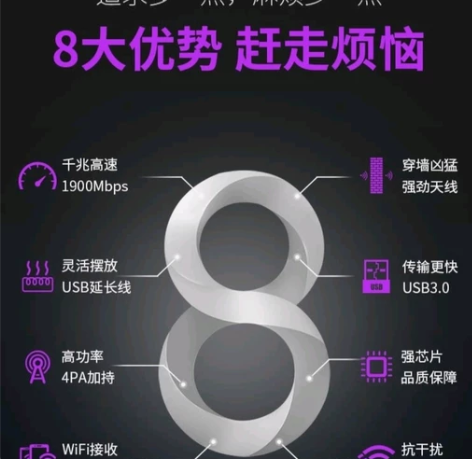 COMFAST WU783AC高增益双频1...