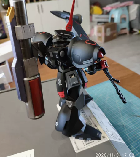 万代hg，加里波第重锻型，霸气外漏的巨锤和...