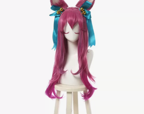 LOL英雄联盟阿狸cos灵魂莲华九尾妖狐c...