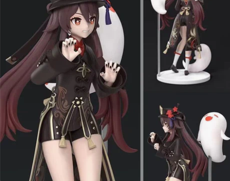 原神手办胡桃周边甘雨魈凝光可莉钟离派蒙生