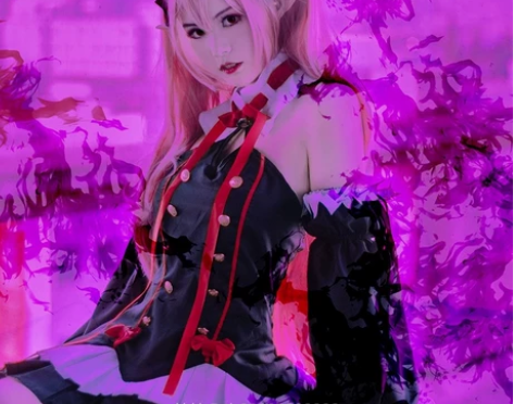 克鲁鲁cos服 全套服装+假发，s码没有耳...