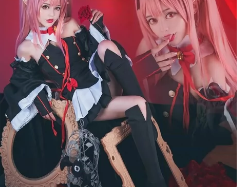 出克鲁鲁cos服非名家m码无家仅衣服和头饰...