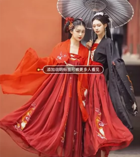 汉服女齐腰齐胸襦裙中国风大袖衫夏季 出汉服...