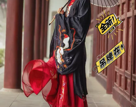 佛系半退坑出汉服 全新未试穿 带吊牌 小狐...