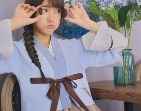 徐娇织羽集日常汉元素服秋季款【渐秋阑】半臂...