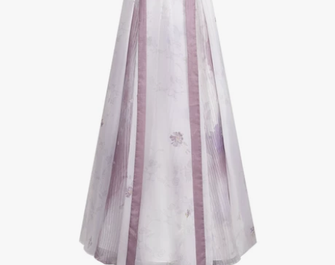 十三余小豆蔻儿[鹿门山雾]印花圆领对襟衫吊...