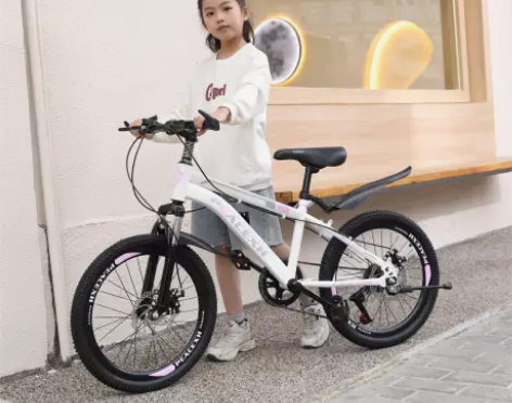 新款减震男女自行车山地儿童车前后双碟刹变速...