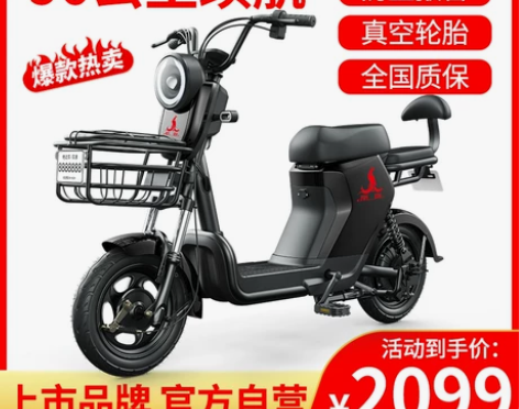 凤凰新国标电动自行车小型锂电池男女通勤两轮...