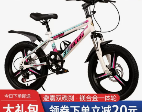 阜阳颖州 同城免费送货 永久儿童自行车女孩...