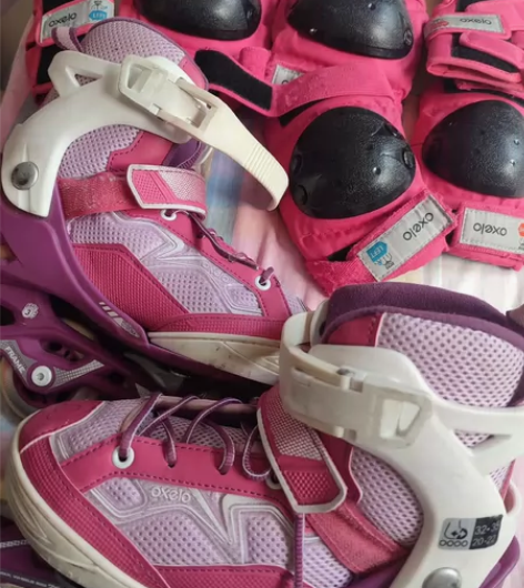 儿童轮滑鞋 渠道：迪卡侬购入，品牌：oxe...