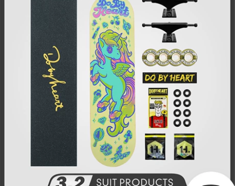 DBH专业滑板 史努比刷街儿童成人初学者街...