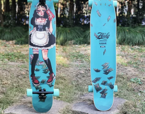 Hooly长板Girl滑板专业板成年初学者...