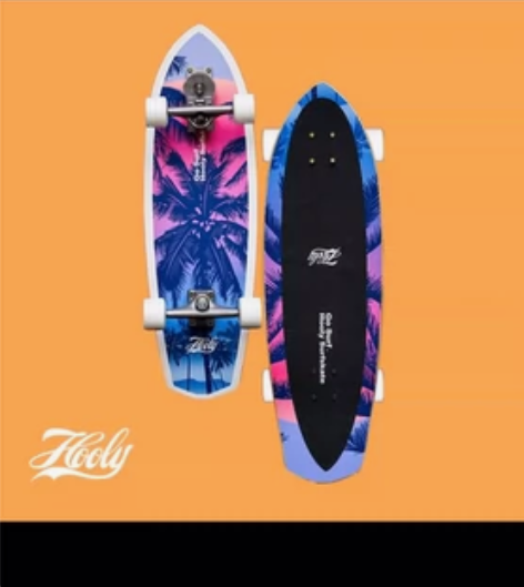 Hooly国货之光陆地冲浪板滑雪板冲浪训练...