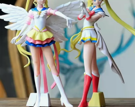 美少女战士手办闪光魅力月野兔天使水冰月站姿...