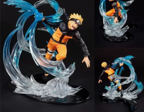 火影忍者手办宇智波鼬鸣人动漫我爱罗摆件男生...