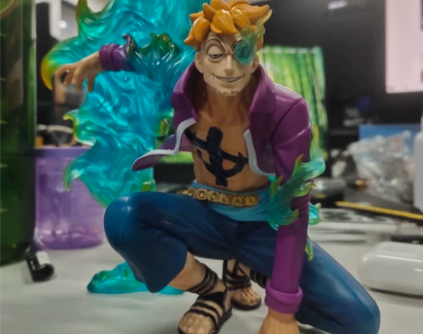 海贼王手办不死鸟马尔科祖国版，海贼王白胡子...