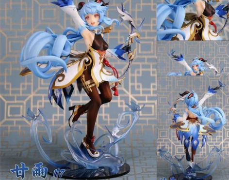 原神周边手办甘雨守月可莉胡桃二次元动漫美少...