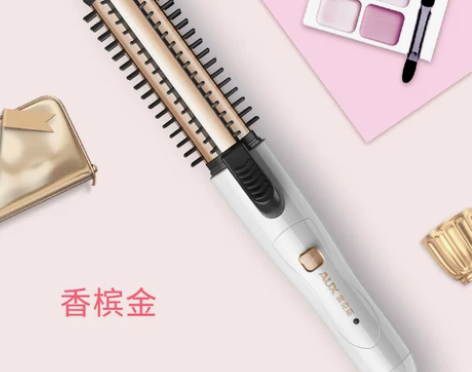 奥克斯电卷发棒女两用内扣短发神器小直发器懒...