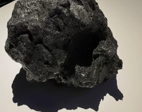 简约现代创意仿陨石工艺品摆件北欧雕塑办公室...