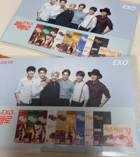 出 exo 韩国 ???代言周边 纯金防辐...