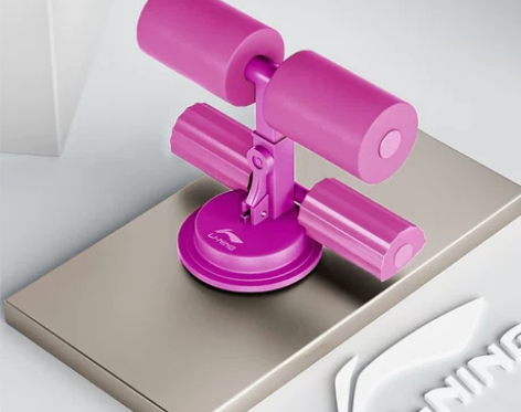 李宁仰卧起坐辅助器健身器材家用室内吸盘式运...