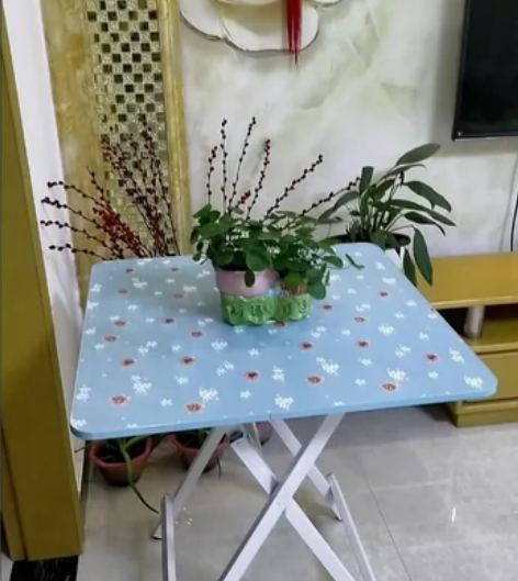 出租屋折叠桌子吃饭家用租房餐桌多功能可折叠...