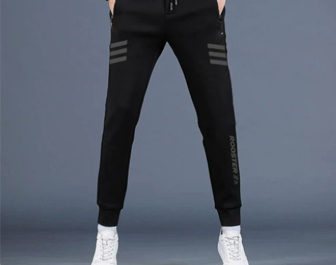 夏季休闲裤冰丝薄款速干运动裤男款卫裤宽松束...