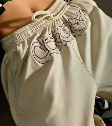 CBX杏色运动长裤女嘻哈练舞hiphop街...