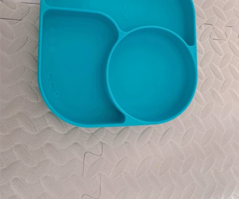 贝恩施儿童餐盘硅胶分格盘防摔吸盘碗卡通吃饭...