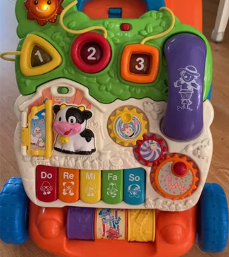 伟易达Vtech学步车，两档调节速度，一个...