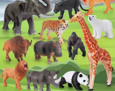 纽奇动物模型 12个 适合2??至3??岁...