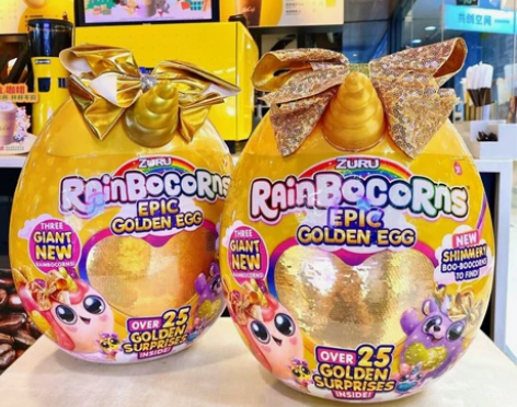 全新正品zuru超大彩虹蝴蝶结独角兽魔法惊...