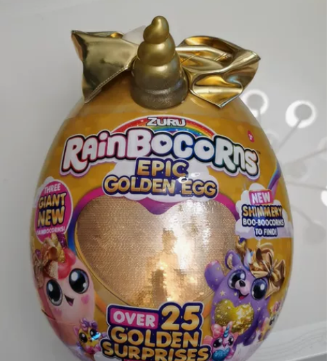 ZURU彩虹独角兽之大金蛋 玩具女孩惊喜蛋...