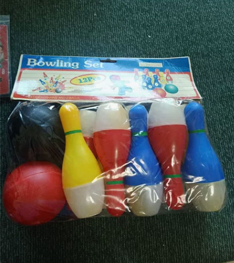 90年代玩具保龄球，全新未拆，仓库老货，品...