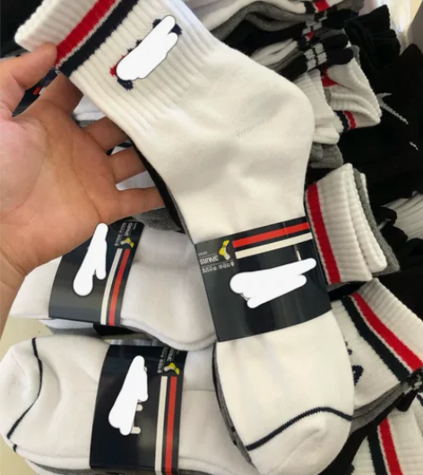 【3双装】Fi乐男袜子毛巾底篮球袜女士中筒...