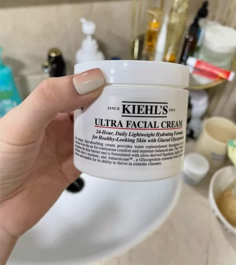 科颜氏高保湿面霜125ml 用量如图 保证...