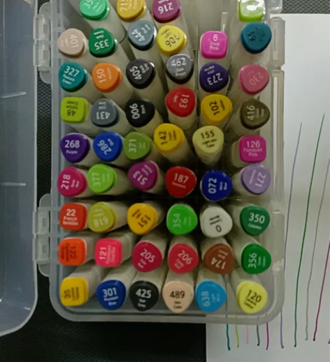 晨光彩色双头油性水性马克笔。低价出售了，看...