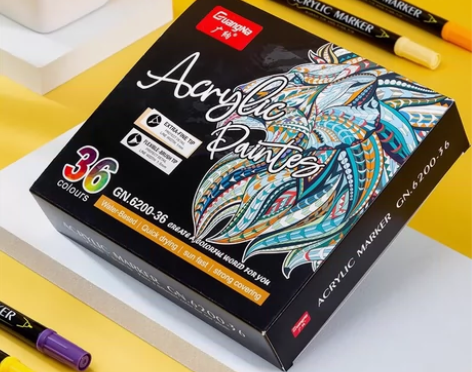 低价处理100份丙烯马克笔全新广纳双头62...